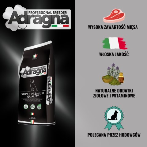 Adragna Breeder Adult Maxi super premium ryba z ryżem 20kg Adragna Breeder Adult Maxi super premium ryba z ryżem 20kg