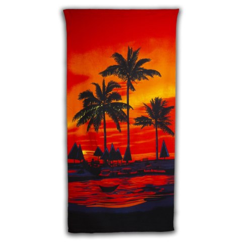 Ręcznik plażowy - zachód słońca Ręcznik plażowy - zachód słońca