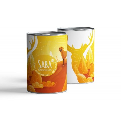 SABA Konserwa 86% jelenia z ziemniakami 850 g SABA Konserwa 86% jelenia z ziemniakami 850 g