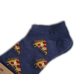 Skarpety męskie MIDINI 1 - wzór pizza - rozmiar 44-46