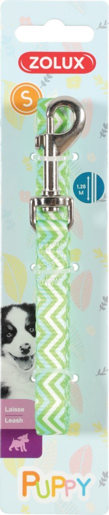 Smycz dla szczeniąt PIXIE 13mm/1,2m kol. zielony Smycz dla szczeniąt PIXIE 13mm/1,2m kol. zielony