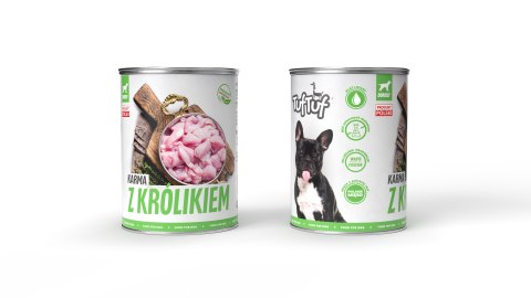 TUF TUF Mokra karma dla psa z królikiem 400g TUF TUF Mokra karma dla psa z królikiem 400g