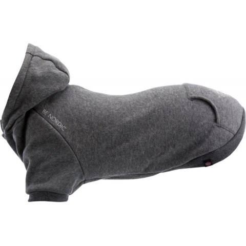 Ubranko dla psa BE NORDIC L: 62 cm, bluza z kapturem, szara Ubranko dla psa BE NORDIC L: 62 cm, bluza z kapturem, szara