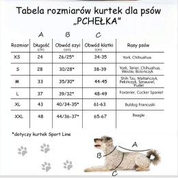 Ubranko dla psa PCHEŁKA Bluza z kapturem COLIN CZARNA roz. S