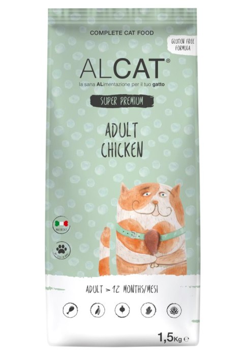 ALCAT Adult CHICKEN karma dla kotów dorosłych na bazie kurczaka 1,5 kg ALCAT Adult CHICKEN karma dla kotów dorosłych na bazie kurczaka 1,5 kg