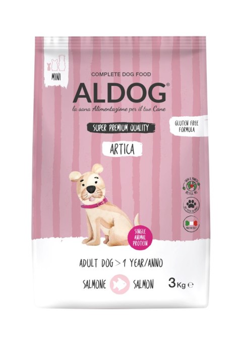 ALDOG Artica MINI karma monobiałkowa łosoś 3 KG