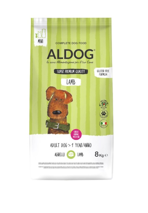 ALDOG Lamb MINI karma monobiałkowa jagnięcina 8 kg