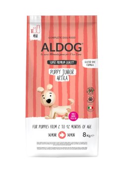 ALDOG PUPPY Artica MINI karma monobiałkowa łosoś 8 KG