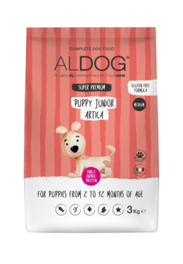 ALDOG PUPPY Artica M&L karma monobiałkowa łosoś 3 KG