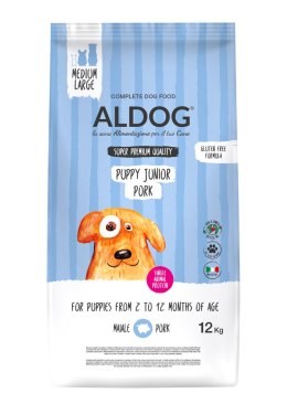 ALDOG PUPPY Pork M&L karma monobiałkowa wieprzowina 12 KG