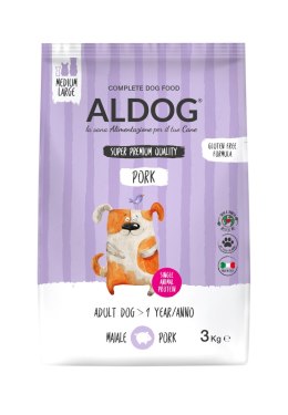 ALDOG Pork M&L karma monobiałkowa wieprzowina 3 kg