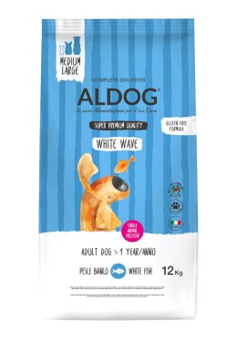 ALDOG White wave M&L karma monobiałkowa biała ryba 12 kg