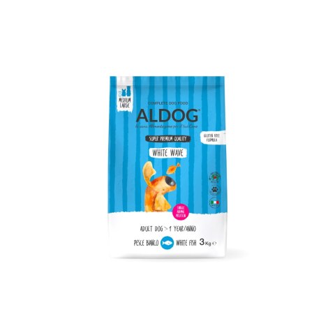 ALDOG White wave M&L karma monobiałkowa biała ryba 3 kg ALDOG White wave M&L karma monobiałkowa biała ryba 3 kg