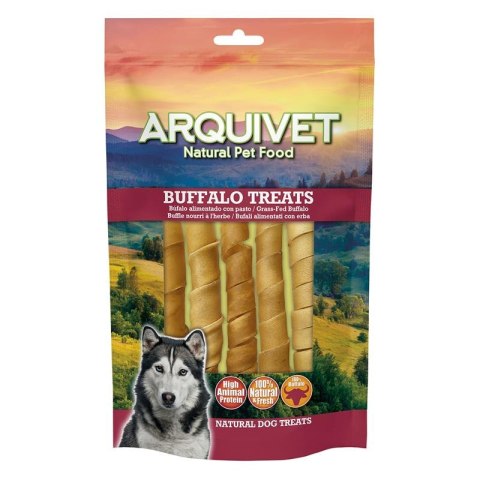 ARQUIVET BUFFALO Spirale kolagenowe, skóra z bawoła 100g ARQUIVET BUFFALO Spirale kolagenowe, skóra z bawoła 100g