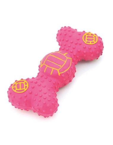 ARQUIVET Różowa lateksowa kość dla psa - 13 cm ARQUIVET Różowa lateksowa kość dla psa - 13 cm