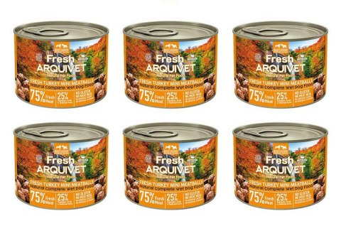 Arquivet Fresh klopsiki z indyka w sosie 6x200g