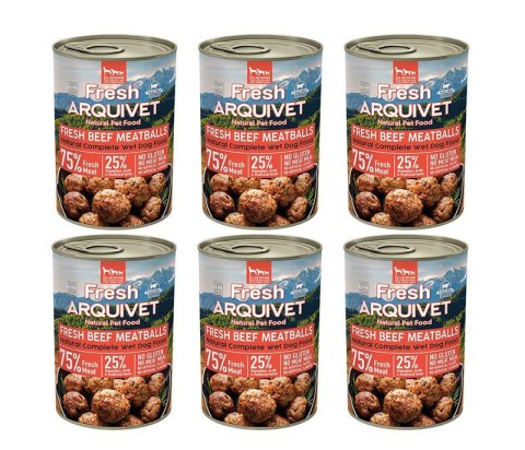 Arquivet Fresh klopsiki z wołowiny w sosie 6x400g Arquivet Fresh klopsiki z wołowiny w sosie 6x400g