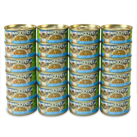 Arquivet Puszka dla kota o smaku tuńczyka i lucjana 24 x 80 g Arquivet Puszka dla kota o smaku tuńczyka i lucjana 24 x 80 g