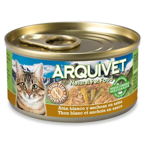 Arquivet Puszka dla kota z tuńczykiem i sardelką 24 x 80 g Arquivet Puszka dla kota z tuńczykiem i sardelką 24 x 80 g