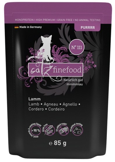 Catz Finefood Purrrr N.111 Jagnięcina saszetka 85g Catz Finefood Purrrr N.111 Jagnięcina saszetka 85g