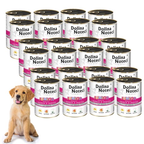 Dolina Noteci Junior bogata w serca z indyka 24 x 400 g Dolina Noteci Junior bogata w serca z indyka 24 x 400 g