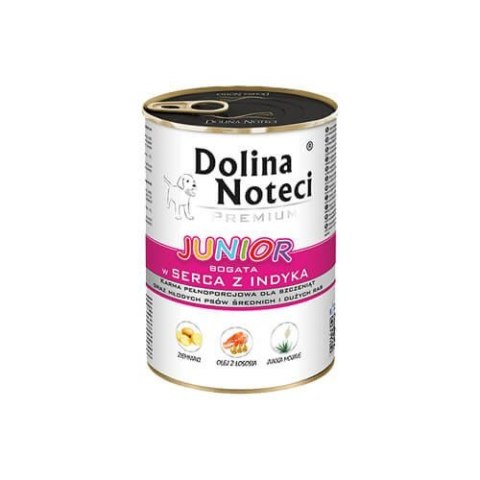 Dolina Noteci Junior bogata w serca z indyka 24 x 400 g Dolina Noteci Junior bogata w serca z indyka 24 x 400 g