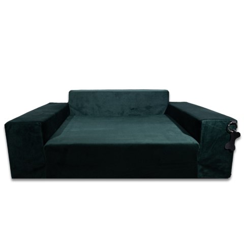 Legowisko SOFA S/M 80x55 cm, kolor ciemnozielony Legowisko SOFA S/M 80x55 cm, kolor ciemnozielony