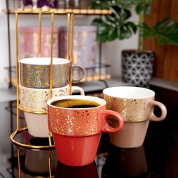 ORION Kubek porcelana 230 ml 4 szt w stojaku