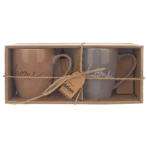 ORION Kubek porcelanowy home 0,38l zestaw 2 szt ORION Kubek porcelanowy home 0,38l zestaw 2 szt