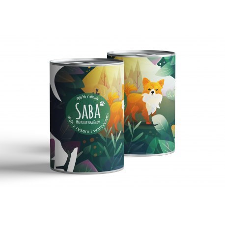 SABA Drób z ryżem i warzywami - 850 g SABA Drób z ryżem i warzywami - 850 g