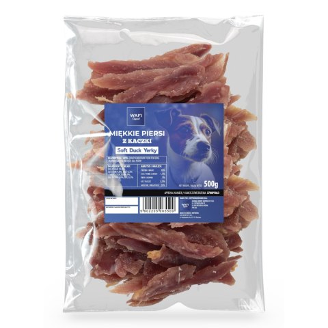 WAFI MIĘKKIE PIERSI Z KACZKI 500G WAFI MIĘKKIE PIERSI Z KACZKI 500G