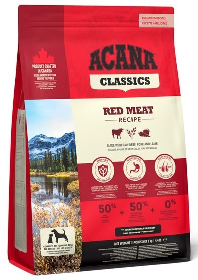 Acana Classics Red Meat Dog 2kg Acana Classics Red Meat Dog 2kg