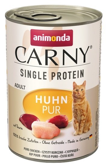 Animonda Carny Single Protein Adult Kurczak puszka 400g Animonda Carny Single Protein Adult Kurczak puszka 400g
