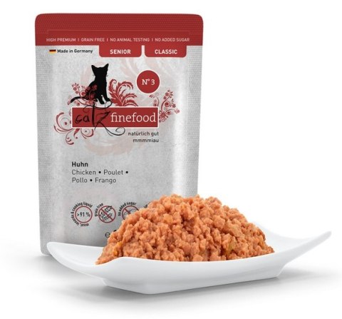 Catz Finefood Classic Senior N.03 Kurczak saszetka 85g Catz Finefood Classic Senior N.03 Kurczak saszetka 85g