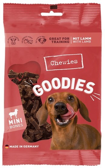 Chewies Goodies (Training) Kosteczki Mini Jagnięcina 125g Chewies Goodies (Training) Kosteczki Mini Jagnięcina 125g