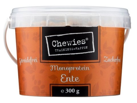 Chewies Trainings-Happen Kaczka monobiałkowe, bezzbożowe wiaderko 300g Chewies Trainings-Happen Kaczka monobiałkowe, bezzbożowe wiaderko 300g