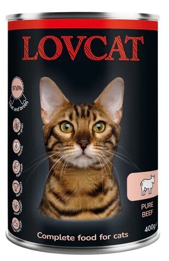 Lovcat Pure Beef puszka 400g Lovcat Pure Beef puszka 400g