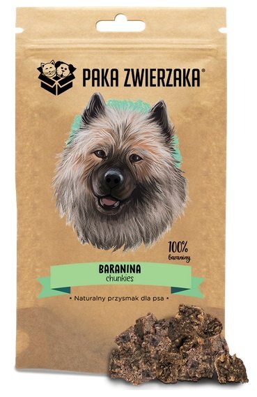 Paka Zwierzaka Chunkies Baranina 100% 70g Paka Zwierzaka Chunkies Baranina 100% 70g