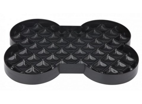 SloDog Slow Feeder Plate Miska spowalniająca duża kość czarna SloDog Slow Feeder Plate Miska spowalniająca duża kość czarna