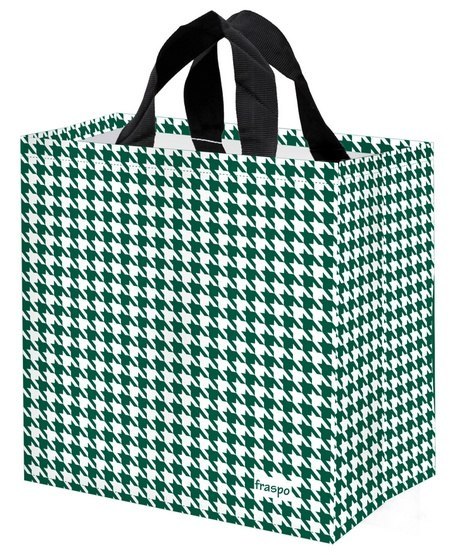 Torba Esy-Floresy 24L pepitka zielono-biała Torba Esy-Floresy 24L pepitka zielono-biała