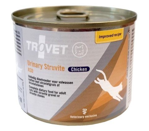 Trovet ASD Urinary Struvite dla kota kurczak puszka 200g Trovet ASD Urinary Struvite dla kota kurczak puszka 200g
