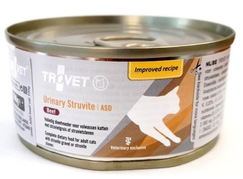 Trovet ASD Urinary Struvite dla kota wołowina puszka 100g Trovet ASD Urinary Struvite dla kota wołowina puszka 100g