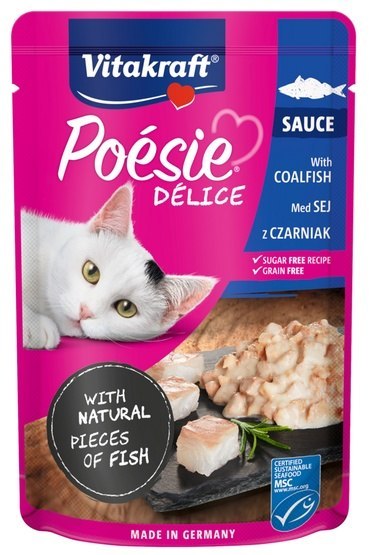 Vitakraft Poesie Deli Sauce czarniak saszetka 85g Vitakraft Poesie Deli Sauce czarniak saszetka 85g