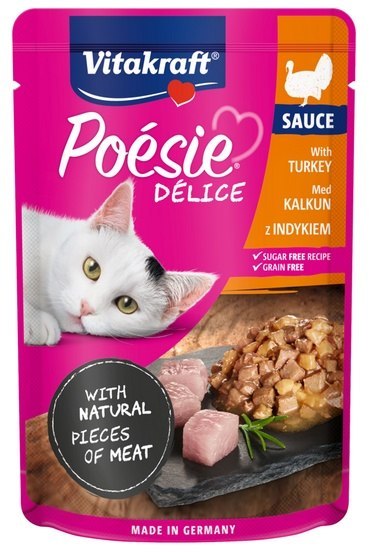 Vitakraft Poesie Deli Sauce indyk saszetka 85g Vitakraft Poesie Deli Sauce indyk saszetka 85g