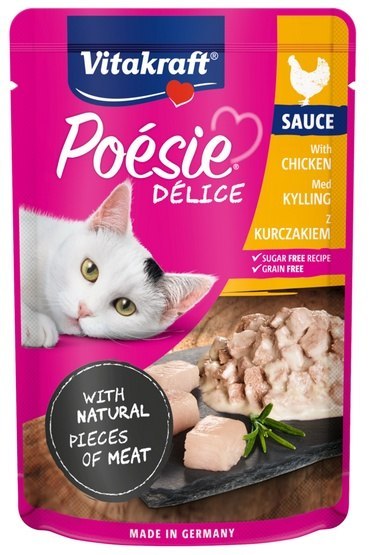 Vitakraft Poesie Deli Sauce kurczak saszetka 85g Vitakraft Poesie Deli Sauce kurczak saszetka 85g