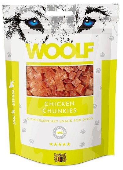 Woolf Soft Chicken Chunkies 100g Woolf Soft Chicken Chunkies 100g
