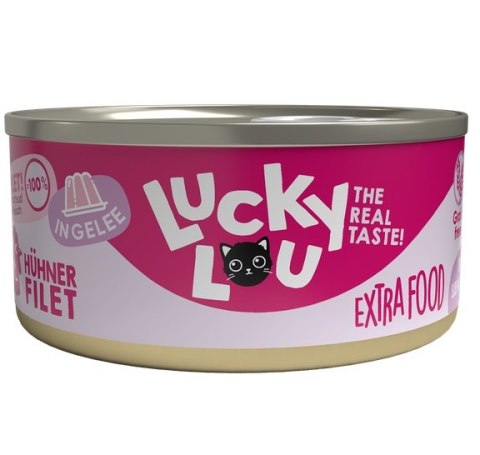 Lucky Lou Extrafood Kurczak w galaretce puszka 70g Lucky Lou Extrafood Kurczak w galaretce puszka 70g