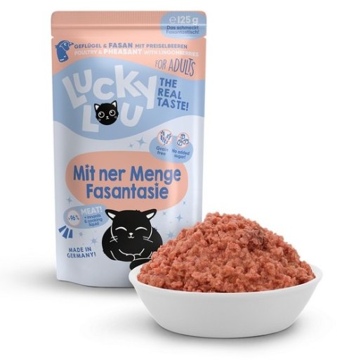 Lucky Lou Lifestage Adult Drób i bażant saszetka 125g Lucky Lou Lifestage Adult Drób i bażant saszetka 125g