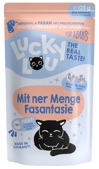 Lucky Lou Lifestage Adult Drób i bażant saszetka 125g Lucky Lou Lifestage Adult Drób i bażant saszetka 125g