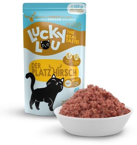 Lucky Lou Lifestage Adult Drób i jeleń saszetka 125g Lucky Lou Lifestage Adult Drób i jeleń saszetka 125g